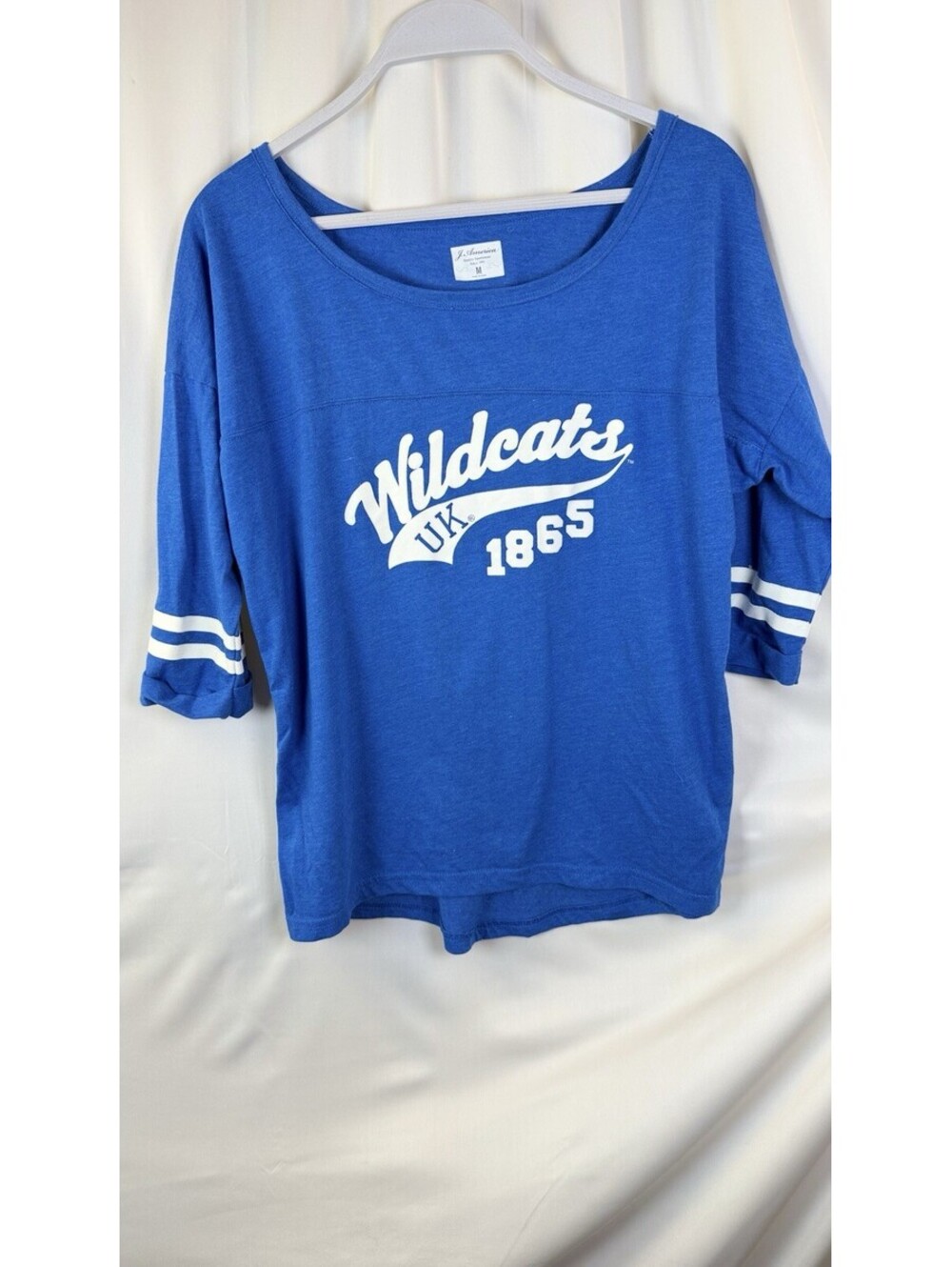 Kentucky Wildcats Woman’s Royal Blue Heather Scoop Tshirt Sz M Scoop Neck